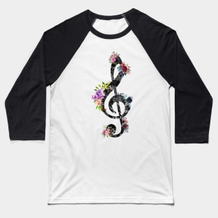 Treble Clef Baseball T-Shirt